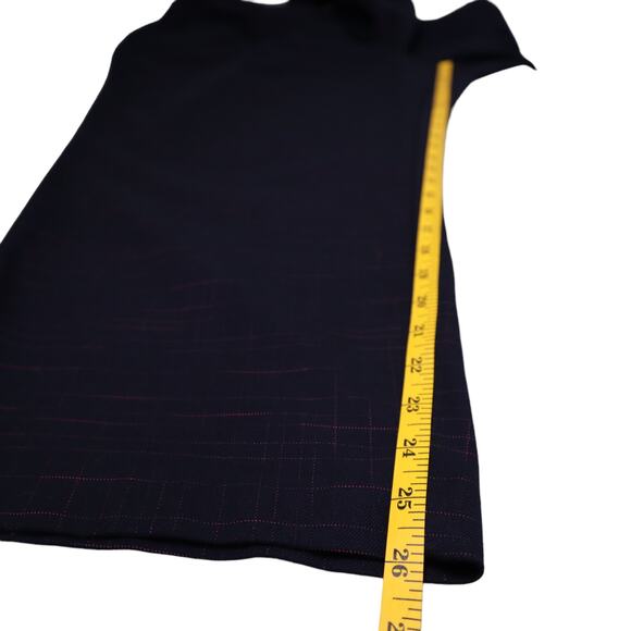 Modcloth Checking On It Trouser Pants Plaid Navy Pink Women's Plus Size 2X - Picture 15 of 15